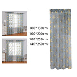 Maxbell Window Curtains Grey Curtains for Dining Room Living Room Bedroom 100x130cm