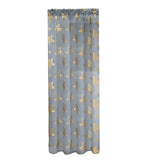 Maxbell Window Curtains Grey Curtains for Dining Room Living Room Bedroom 100x130cm