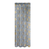 Maxbell Window Curtains Grey Curtains for Dining Room Living Room Bedroom 100x130cm