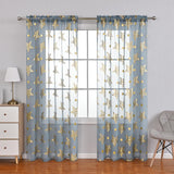 Maxbell Window Curtains Grey Curtains for Dining Room Living Room Bedroom 100x130cm