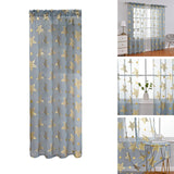 Maxbell Window Curtains Grey Curtains for Dining Room Living Room Bedroom 100x130cm