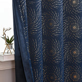 Maxbell Luxury Window Curtains Blackout Curtains for Bedroom Home Sliding Glass Door 100cmx250cm