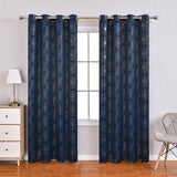Maxbell Luxury Window Curtains Blackout Curtains for Bedroom Home Sliding Glass Door 100cmx250cm