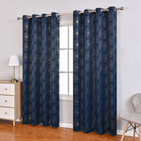 Maxbell Luxury Window Curtains Blackout Curtains for Bedroom Home Sliding Glass Door 100cmx250cm