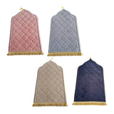 Maxbell Portable Prayer Mat Collectible Floor Carpet Area Rugs for Cafe Bar Indoor Beige Yellow