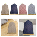 Maxbell Portable Prayer Mat Collectible Floor Carpet Area Rugs for Cafe Bar Indoor Beige Yellow