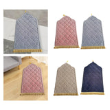 Maxbell Portable Prayer Mat Collectible Floor Carpet Area Rugs for Cafe Bar Indoor Beige Yellow