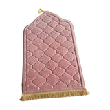 Maxbell Portable Prayer Mat Collectible Floor Carpet Area Rugs for Cafe Bar Indoor Pink