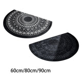 Maxbell Anti Slip Kitchen Floor Mats Fast Drying for Office Dining Room Living Room White Black 40x60cm