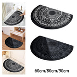Maxbell Anti Slip Kitchen Floor Mats Fast Drying for Office Dining Room Living Room White Black 40x60cm