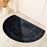 Maxbell Anti Slip Kitchen Floor Mats Fast Drying for Office Dining Room Living Room Black 40x60cm