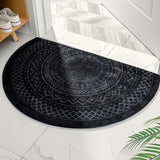 Maxbell Anti Slip Kitchen Floor Mats Fast Drying for Office Dining Room Living Room Black 40x60cm