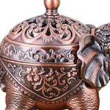 Maxbell Elegant House Holder Burner Elephant Censer Sophisticated for Bedroom Hotel copper