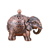 Maxbell Elegant House Holder Burner Elephant Censer Sophisticated for Bedroom Hotel copper