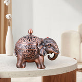 Maxbell Elegant House Holder Burner Elephant Censer Sophisticated for Bedroom Hotel copper
