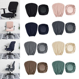 Maxbell Split Office Chair Cover Waterproof Universal Washable Protective black