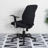 Maxbell Split Office Chair Cover Waterproof Universal Washable Protective black