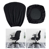 Maxbell Split Office Chair Cover Waterproof Universal Washable Protective black