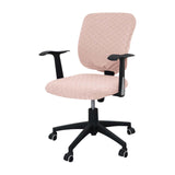 Maxbell Split Office Chair Cover Waterproof Universal Washable Protective pink