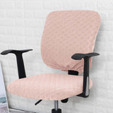 Maxbell Split Office Chair Cover Waterproof Universal Washable Protective pink