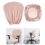 Maxbell Split Office Chair Cover Waterproof Universal Washable Protective pink