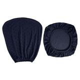 Maxbell Split Office Chair Cover Waterproof Universal Washable Protective navy blue