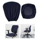 Maxbell Split Office Chair Cover Waterproof Universal Washable Protective navy blue