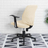 Maxbell Split Office Chair Cover Waterproof Universal Washable Protective beige