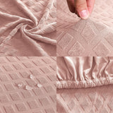 Maxbell Stretch Computer Chair Slipcovers Rotating Chair Seat Covers for Office Pink