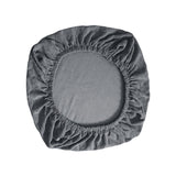 Maxbell Stretch Computer Chair Slipcovers Rotating Chair Seat Covers for Office Gray