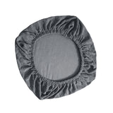 Maxbell Stretch Computer Chair Slipcovers Rotating Chair Seat Covers for Office Gray