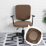 Maxbell Stretch Computer Chair Slipcovers Rotating Chair Seat Covers for Office Coffee