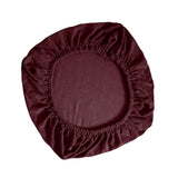 Maxbell Stretch Computer Chair Slipcovers Rotating Chair Seat Covers for Office Red