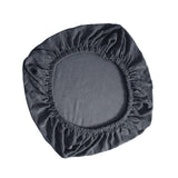 Maxbell Stretch Computer Chair Slipcovers Rotating Chair Seat Covers for Office Dark Gray