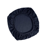 Maxbell Stretch Computer Chair Slipcovers Rotating Chair Seat Covers for Office Dark Blue