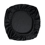 Maxbell Chair Seat Cover Dining Room Chair Seat Slipcover Removable Washable Black