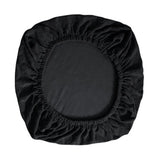 Maxbell Chair Seat Cover Dining Room Chair Seat Slipcover Removable Washable Black