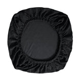 Maxbell Chair Seat Cover Dining Room Chair Seat Slipcover Removable Washable Black