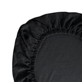 Maxbell Chair Seat Cover Dining Room Chair Seat Slipcover Removable Washable Black