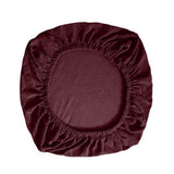 Maxbell Chair Seat Cover Dining Room Chair Seat Slipcover Removable Washable Dark Red