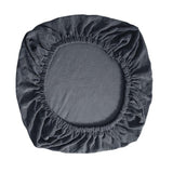 Maxbell Chair Seat Cover Dining Room Chair Seat Slipcover Removable Washable Dark Gray