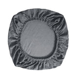 Maxbell Chair Seat Cover Dining Room Chair Seat Slipcover Removable Washable Gray
