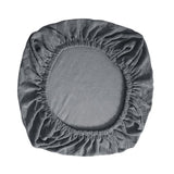 Maxbell Chair Seat Cover Dining Room Chair Seat Slipcover Removable Washable Gray