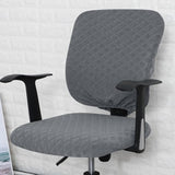 Maxbell Chair Seat Cover Dining Room Chair Seat Slipcover Removable Washable Gray