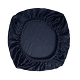 Maxbell Chair Seat Cover Dining Room Chair Seat Slipcover Removable Washable Dark Blue