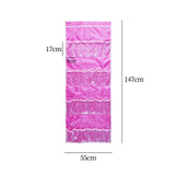Maxbell Oxford Cloth Over The Door Hanging Shoe Organizer for Wall Bedroom Bunk Bed Pink