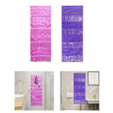 Maxbell Oxford Cloth Over The Door Hanging Shoe Organizer for Wall Bedroom Bunk Bed Pink