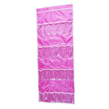 Maxbell Oxford Cloth Over The Door Hanging Shoe Organizer for Wall Bedroom Bunk Bed Pink