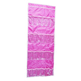 Maxbell Oxford Cloth Over The Door Hanging Shoe Organizer for Wall Bedroom Bunk Bed Pink