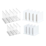 Maxbell Closet Shelf Dividers Partition for Kitchen, Office, Pantry Easily Install Clear 4 Grid